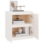 vidaXL Armario auxiliar madera maciza de pino blanco 60x36x65 cm vidaXL Armario auxiliar madera maciza de pino blanco 60x36x65 cm
