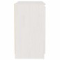 vidaXL Armario auxiliar madera maciza de pino blanco 60x36x65 cm vidaXL Armario auxiliar madera maciza de pino blanco 60x36x65 cm