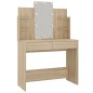 vidaXL Tocador con LED color roble Sonoma 96x40x142 cm vidaXL Tocador con LED color roble Sonoma 96x40x142 cm
