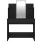 vidaXL Tocador con luces LED negro 96x40x142 cm vidaXL Tocador con luces LED negro 96x40x142 cm