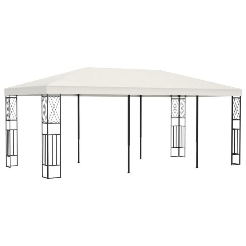 vidaXL Cenador tela color crema 3x6 m vidaXL Cenador tela color crema 3x6 m
