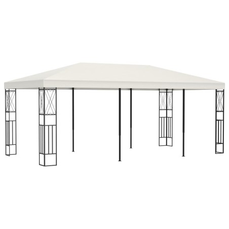 vidaXL Cenador tela color crema 3x6 m
