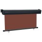 vidaXL Toldo lateral de balcón marrón 160x250 cm vidaXL Toldo lateral de balcón marrón 160x250 cm