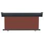 vidaXL Toldo lateral de balcón marrón 160x250 cm vidaXL Toldo lateral de balcón marrón 160x250 cm