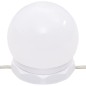 vidaXL Tocador con LED color roble ahumado 86,5x35x136 cm vidaXL Tocador con LED color roble ahumado 86,5x35x136 cm