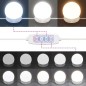 vidaXL Tocador con LED color roble ahumado 86,5x35x136 cm vidaXL Tocador con LED color roble ahumado 86,5x35x136 cm