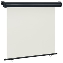 vidaXL Toldo lateral de balcón color crema 170x250 cm