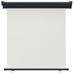 vidaXL Toldo lateral de balcón color crema 170x250 cm