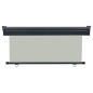 vidaXL Toldo lateral de balcón gris 170x250 cm vidaXL Toldo lateral de balcón gris 170x250 cm