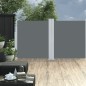 vidaXL Toldo lateral retráctil gris antracita 140x600 cm vidaXL Toldo lateral retráctil gris antracita 140x600 cm