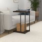 vidaXL Mesa auxiliar madera contrachapada marrón roble 40x30x60 cm vidaXL Mesa auxiliar madera contrachapada marrón roble 40x30x60 cm