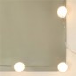 vidaXL Juego de tocador con LED madera contrachapada blanco vidaXL Juego de tocador con LED madera contrachapada blanco