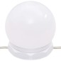 vidaXL Juego de tocador con LED madera contrachapada blanco vidaXL Juego de tocador con LED madera contrachapada blanco
