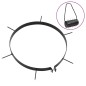 vidaXL Abrazadera para aireador césped con pinchos 5 uds hierro Ø30cm vidaXL Abrazadera para aireador césped con pinchos 5 uds hierro Ø30cm