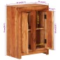 vidaXL Aparador de madera maciza de acacia 55x35x75 cm vidaXL Aparador de madera maciza de acacia 55x35x75 cm