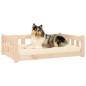 vidaXL Cama para perros madera maciza de pino 95,5x65,5x28 cm