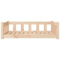 vidaXL Cama para perros madera maciza de pino 95,5x65,5x28 cm