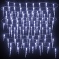 vidaXL Luces carámbano Navidad 200 LED blanco frío acrílico PVC 20 m vidaXL Luces carámbano Navidad 200 LED blanco frío acrílico PVC 20 m