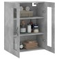 vidaXL Armario de pared madera ingeniería gris hormigón 69,5x34x90 cm vidaXL Armario de pared madera ingeniería gris hormigón 69,5x34x90 cm