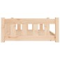 vidaXL Cama para perros madera maciza de pino 95,5x65,5x28 cm