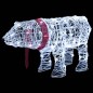 vidaXL Oso decorativo de Navidad con 45 LEDs acrílico 71x20x38 cm vidaXL Oso decorativo de Navidad con 45 LEDs acrílico 71x20x38 cm