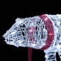 vidaXL Oso decorativo de Navidad con 45 LEDs acrílico 71x20x38 cm vidaXL Oso decorativo de Navidad con 45 LEDs acrílico 71x20x38 cm