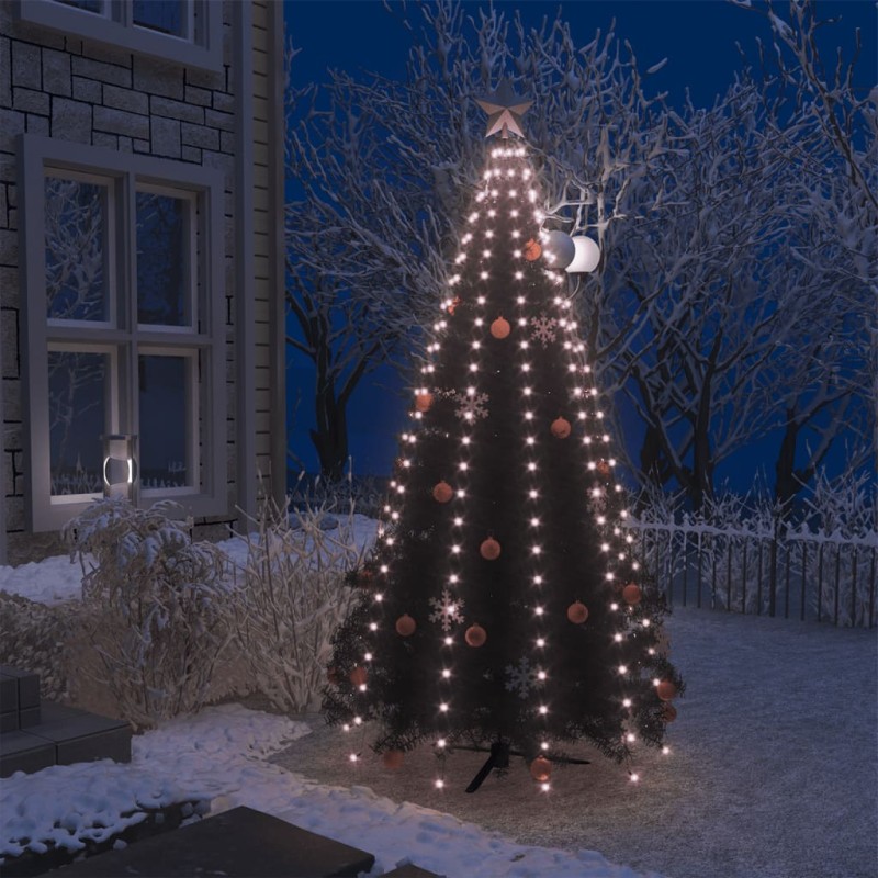 vidaXL Red de luces de árbol de Navidad con 250 LEDs 250 cm vidaXL Red de luces de árbol de Navidad con 250 LEDs 250 cm