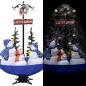 vidaXL Árbol de Navidad con nieve con base de paraguas PVC azul 170 cm vidaXL Árbol de Navidad con nieve con base de paraguas PVC azul 170 cm