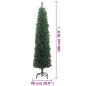 vidaXL Árbol de Navidad artificial delgado y soporte PVC verde 180 cm vidaXL Árbol de Navidad artificial delgado y soporte PVC verde 180 cm