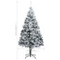 vidaXL Árbol de Navidad artificial verde con nieve 210 cm vidaXL Árbol de Navidad artificial verde con nieve 210 cm