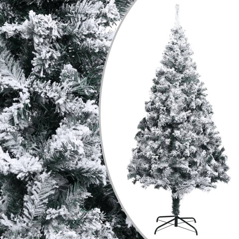 vidaXL Árbol de Navidad artificial con nieve PVC verde 300 cm vidaXL Árbol de Navidad artificial con nieve PVC verde 300 cm