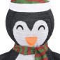 vidaXL Pingüino de Navidad decorativo con LED tela lujosa 90 cm vidaXL Pingüino de Navidad decorativo con LED tela lujosa 90 cm