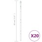 vidaXL Luces meteorito 20 uds de colores 480 LEDs interior exterior vidaXL Luces meteorito 20 uds de colores 480 LEDs interior exterior