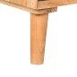 vidaXL Mueble para TV de madera maciza de acacia 100x35x40 cm 