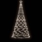 vidaXL Árbol de Navidad con poste de metal 500 LEDs blanco frío 3 m vidaXL Árbol de Navidad con poste de metal 500 LEDs blanco frío 3 m