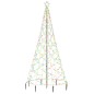 vidaXL Árbol de Navidad con poste de metal 500 LEDs de colores 3 m vidaXL Árbol de Navidad con poste de metal 500 LEDs de colores 3 m