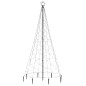 vidaXL Árbol de Navidad con poste de metal 500 LEDs de colores 3 m vidaXL Árbol de Navidad con poste de metal 500 LEDs de colores 3 m