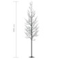 vidaXL Árbol de Navidad 1200 LEDs de colores flores de cerezo 400 cm vidaXL Árbol de Navidad 1200 LEDs de colores flores de cerezo 400 cm