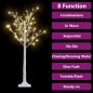 vidaXL Árbol de Navidad LED blanco cálido sauce interior exterior 1,2m vidaXL Árbol de Navidad LED blanco cálido sauce interior exterior 1,2m