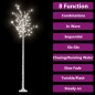 vidaXL Árbol de Navidad LED blanco frío sauce interior exterior 2,2 m vidaXL Árbol de Navidad LED blanco frío sauce interior exterior 2,2 m