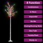 vidaXL Árbol de Navidad LED de colores sauce interior y exterior 2,2 m vidaXL Árbol de Navidad LED de colores sauce interior y exterior 2,2 m