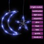 vidaXL Luces estrella y luna 138 LEDs azul con control remoto vidaXL Luces estrella y luna 138 LEDs azul con control remoto