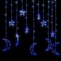 vidaXL Luces estrella y luna 138 LEDs azul con control remoto vidaXL Luces estrella y luna 138 LEDs azul con control remoto