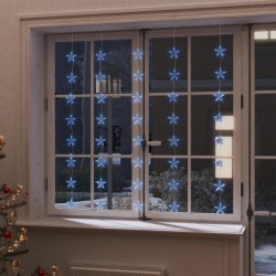 vidaXL Cortina de luces estrellas 200 LEDs azul 8 funciones