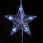 vidaXL Cortina de luces estrellas 200 LEDs azul 8 funciones vidaXL Cortina de luces estrellas 200 LEDs azul 8 funciones