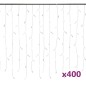 vidaXL Cortina luces carámbano 10 m 400 LEDs de colores 8 funciones vidaXL Cortina luces carámbano 10 m 400 LEDs de colores 8 funciones