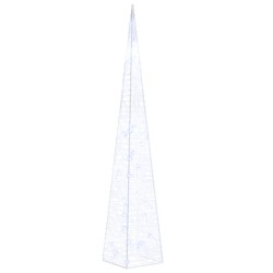 vidaXL Cono de luz LED decorativo acrílico azul 60 cm