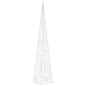 vidaXL Cono de luz LED decorativo acrílico azul 60 cm