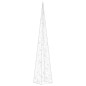 vidaXL Cono de luz LED decorativo acrílico blanco frío 90 cm vidaXL Cono de luz LED decorativo acrílico blanco frío 90 cm