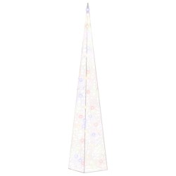 vidaXL Cono de luz LED decorativo acrílico multicolor 90 cm